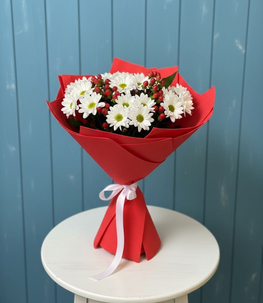 Букет цветов из: Хризантемы в Малой Вишере