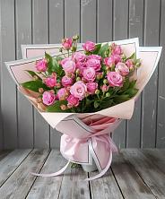 Букет Розовый кустик в Малой Вишере