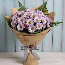 Букет цветов из:  Хризантемы в Малой Вишере