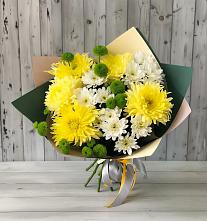 Букет цветов из:  Хризантемы #REPLACE_PRED# Малой Вишере