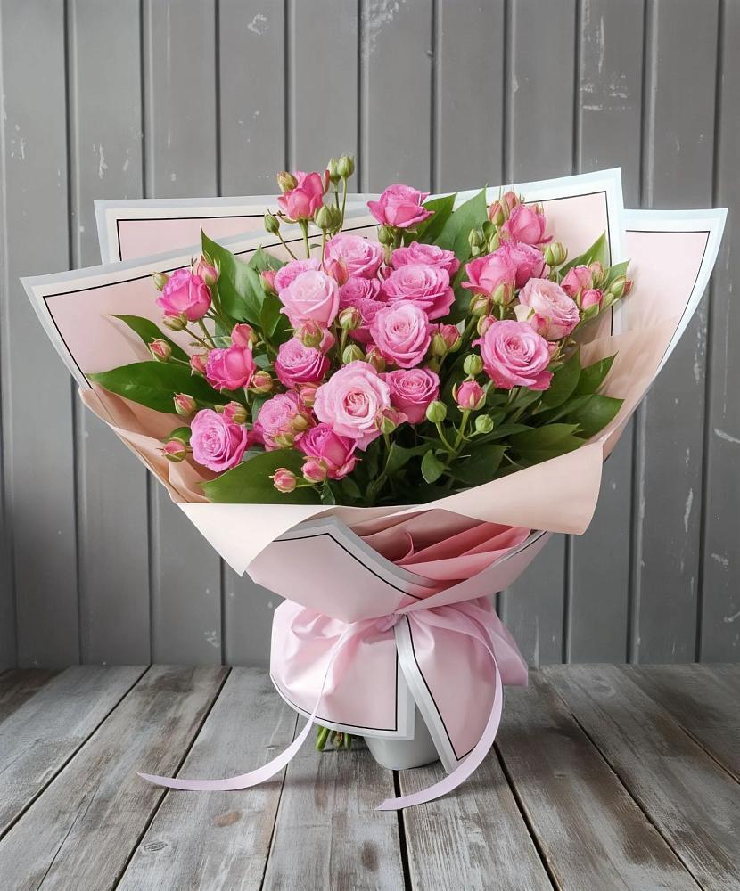 Букет Розовый кустик в Малой Вишере