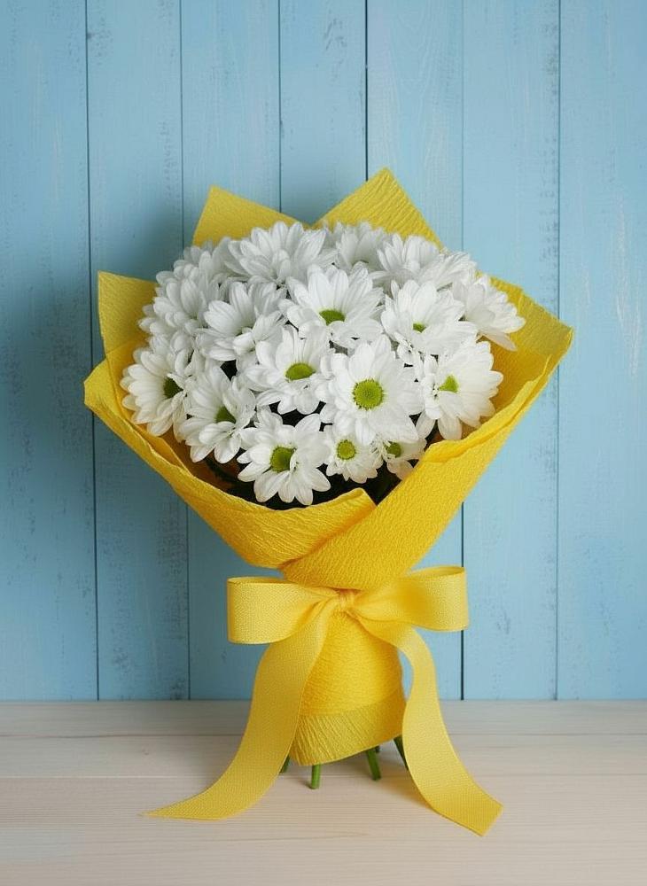 Букет цветов из: Хризантемы в Малой Вишере