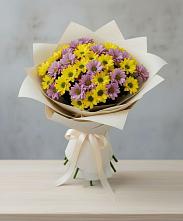Букет цветов из:  Хризантемы #REPLACE_PRED# Малой Вишере