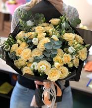 Букет цветов из:  Розы и Лизиантусы #REPLACE_PRED# Малой Вишере