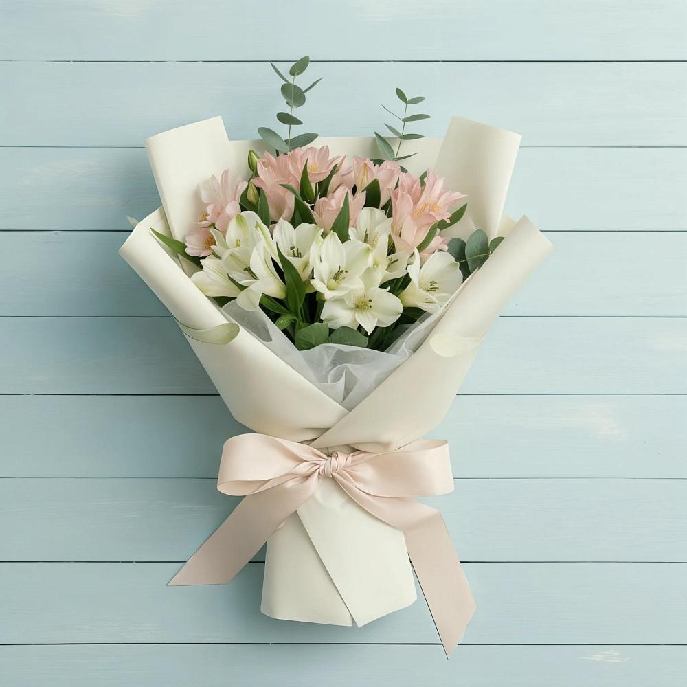 Букет цветов из: Альстромерии в Малой Вишере