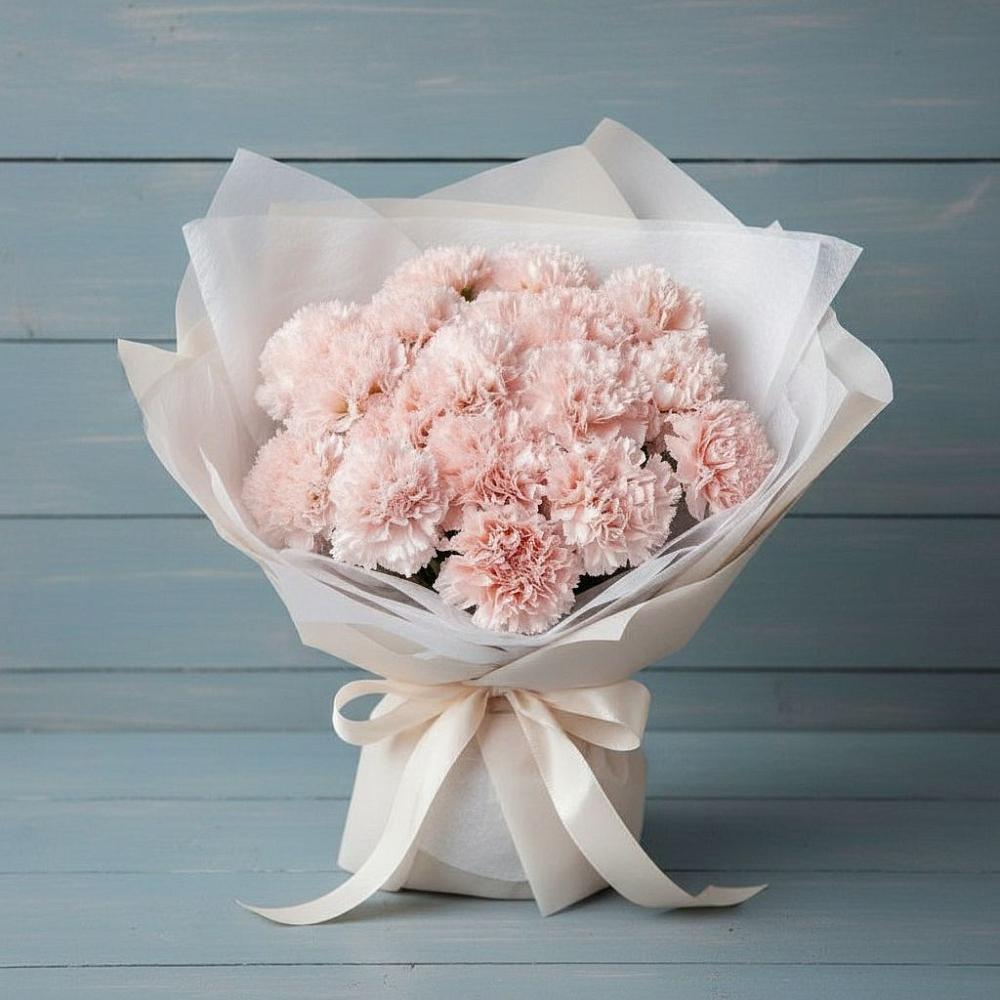 Букет цветов из: Гвоздики в Малой Вишере