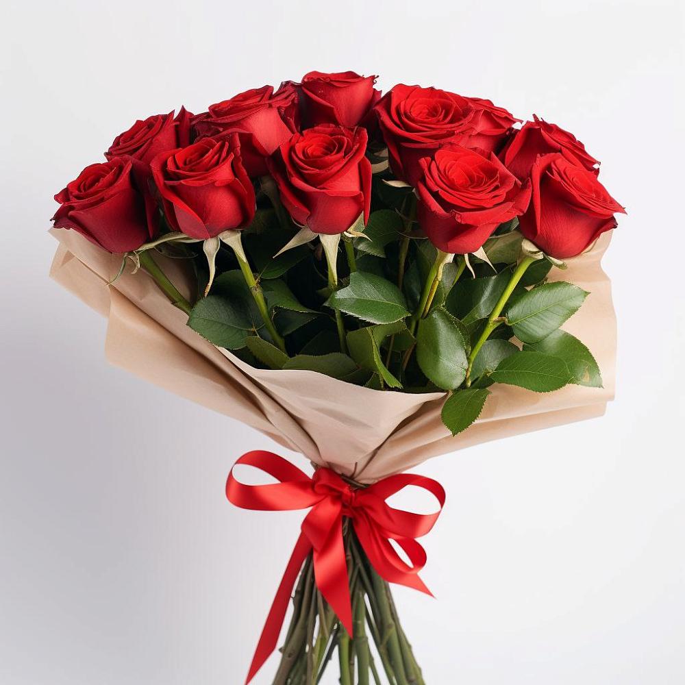 Букет 11 Красных роз Эдлесс Лав в Малой Вишере